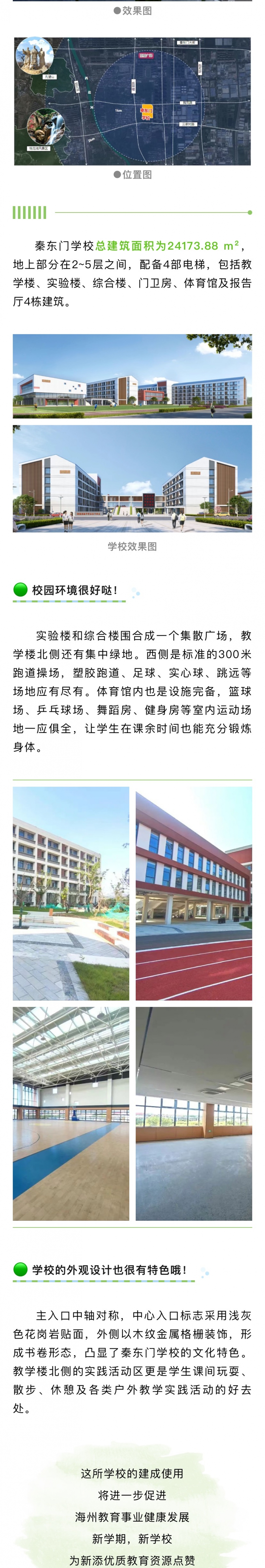 秦东门学校正式投用，迎来首批学生！-连云港房产网